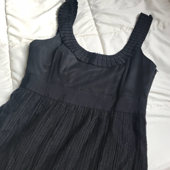 ANTONIO MELANI Dresses & Skirts - EUC | Antonio Melani | Black Ruffled Collar Dress